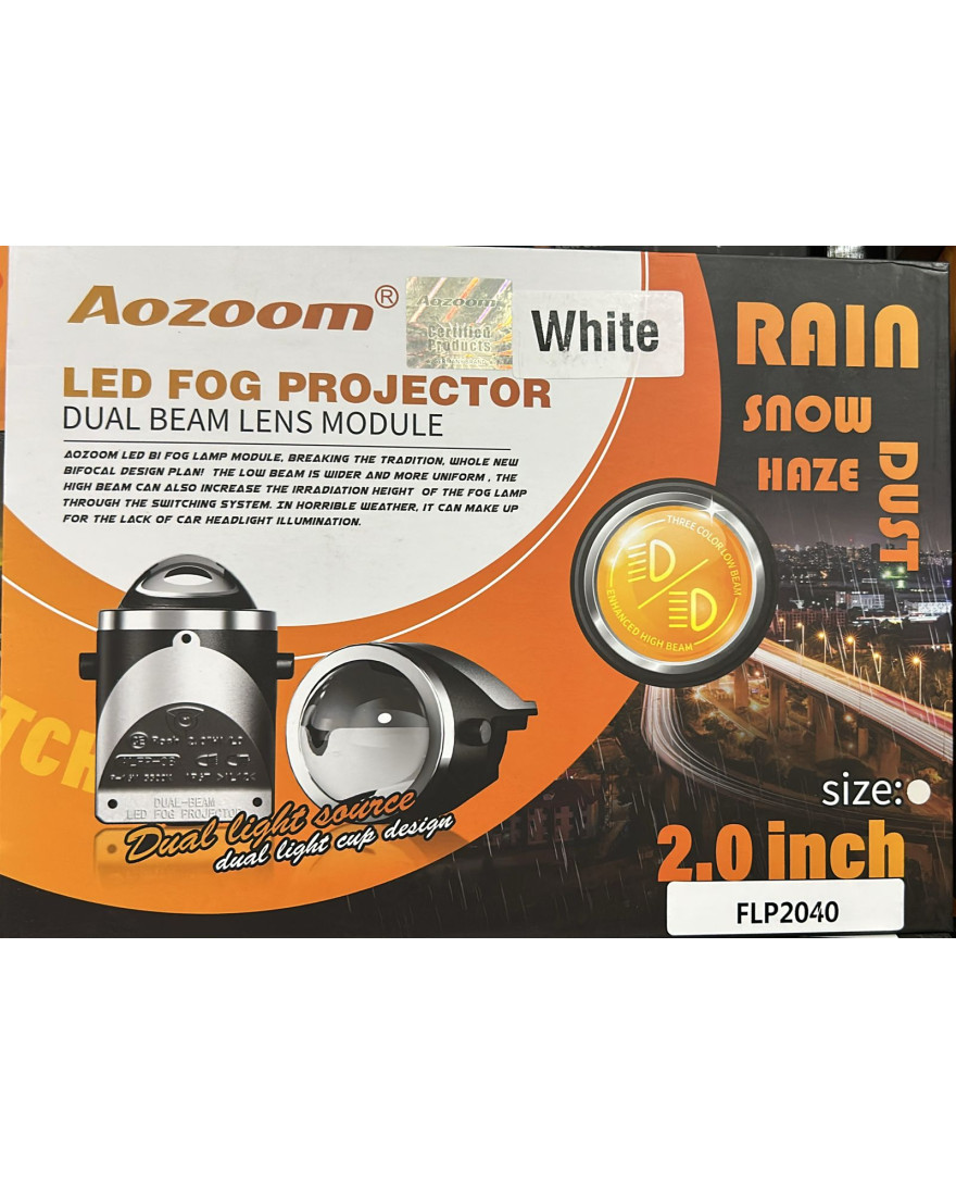 AOZOOM FOGLIGHT PROJECTOR FLP-2040 | 2 inch TOYOTA FITTING