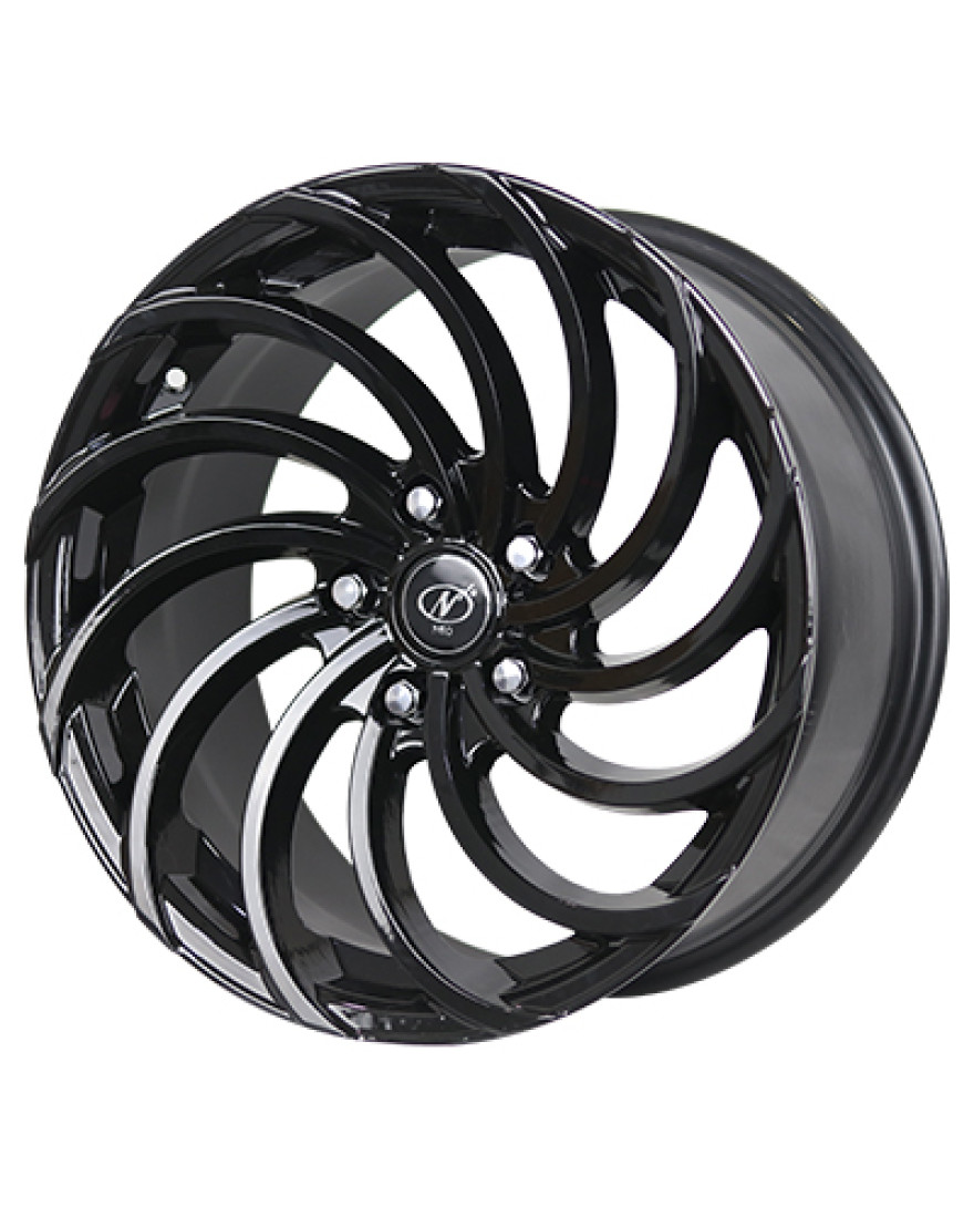 Snake 17 Inch Glossy Black finish PCD 5x139.7 | Size 17X8 Inch