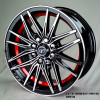 Spider 14in BMUCR finish. The Size of alloy wheel is 14x5.5 inch and the PCD is 8x100/108(SET OF 4)