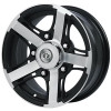 Fighter 15in BM finish. The Size of alloy wheel is 15x6 inch and the PCD is 5x160(SET OF 4)