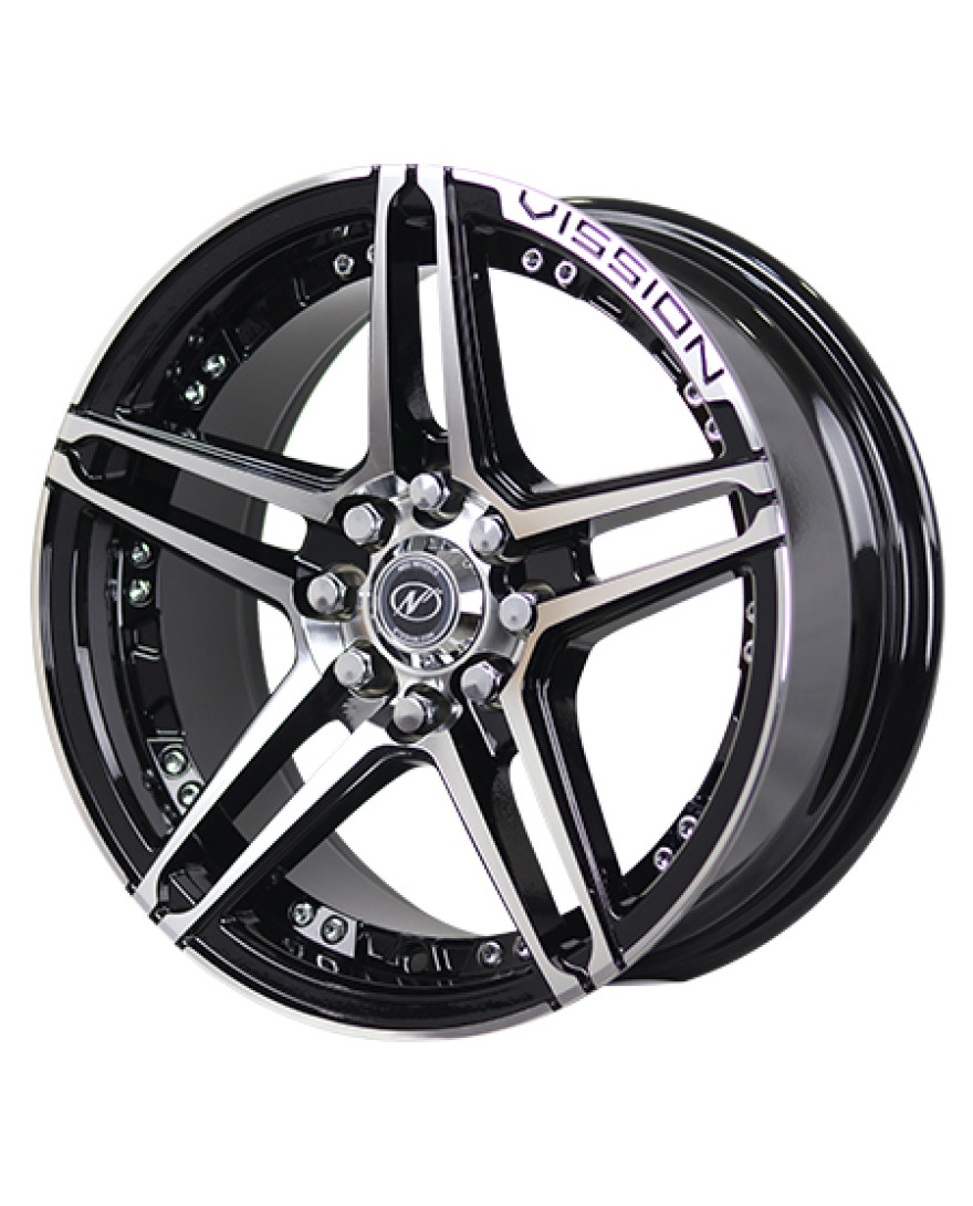 Grace 15in BM+RV finish. The Size of alloy wheel is 15x6.5 inch and the PCD is 8x100/108(SET OF 4)