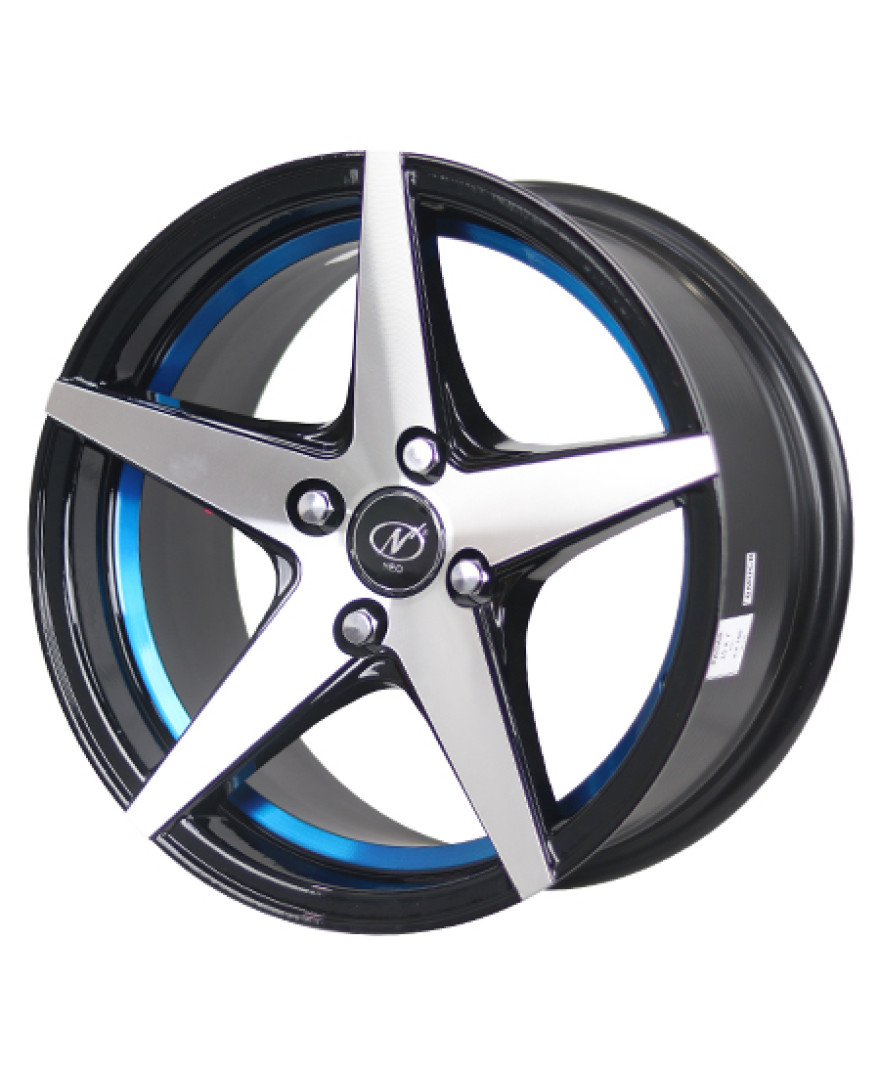Radar 15in BMUCR finish. The Size of alloy wheel is 15x7 inch and the PCD is 4x100(SET OF 4)