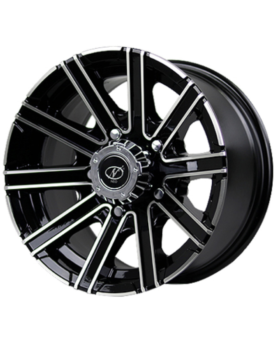 Rock 15in BM finish. The Size of alloy wheel is 15x8 inch and the PCD is 5x160(SET OF 4)