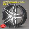 Stealth 15in BMUC finish. The Size of alloy wheel is 15x7 inch and the PCD is 8x100/108(SET OF 4)