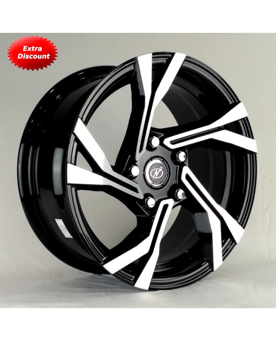 Smart 15in BM finish. The Size of alloy wheel is 15x6.5 inch and the PCD is 5x100(SET OF 4)