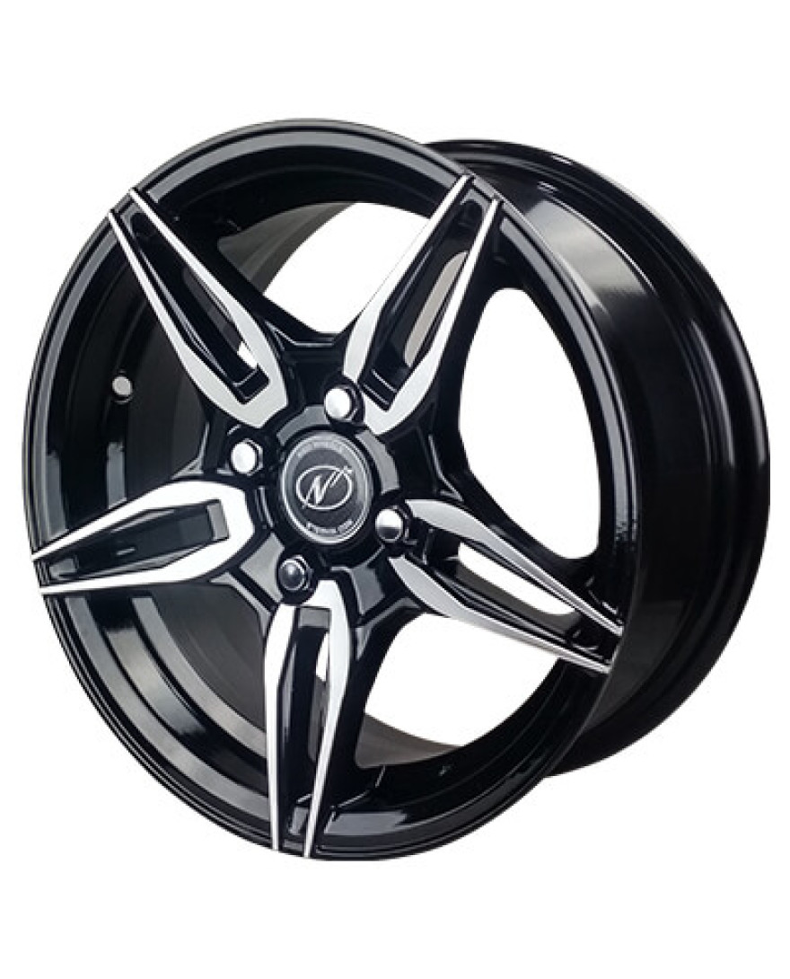 Steam 15in BM finish. The Size of alloy wheel is 15x7 inch and the PCD is 4x100(set of 4)