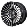 Surya 15in BM finish. The Size of alloy wheel is 15x7 inch and the PCD is 5x114.3(SET OF 4)