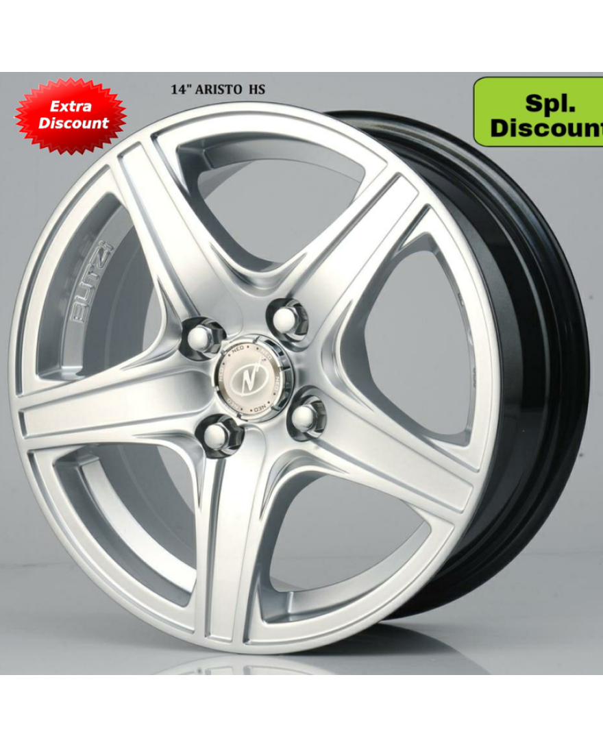 Aristo 16in BM finish. The Size of alloy wheel is 16x7 inch and the PCD is 5x114.3(SET OF 4)