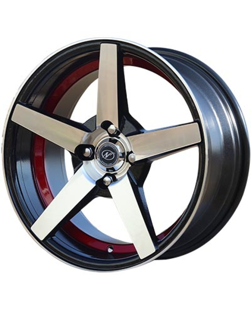 Carbon 16in BMUCR finish. The Size of alloy wheel is 16x7.5 inch and the PCD is 4x100
