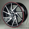 Python 16in BMUC+RL finish. The Size of alloy wheel is 16x7 inch and the PCD is 8x100/108(SET OF 4)