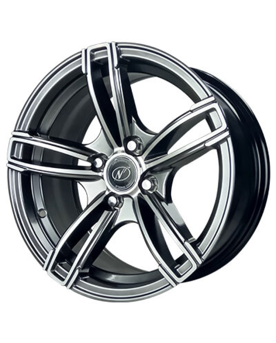 Shark 16in HBM finish. The Size of alloy wheel is 16x7 inch and the PCD is 4x100
