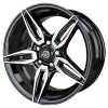 Steam in Black Machined finish. The Size of alloy wheel is 16x7 inch and the PCD is 5x114.3