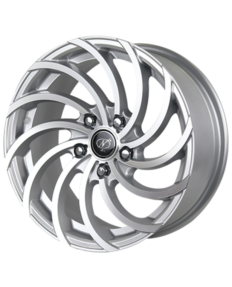 Snake 16in SM Finish The Size of alloy wheel is 16x7 inch and the PCD is 5x114.3 (set of 4)