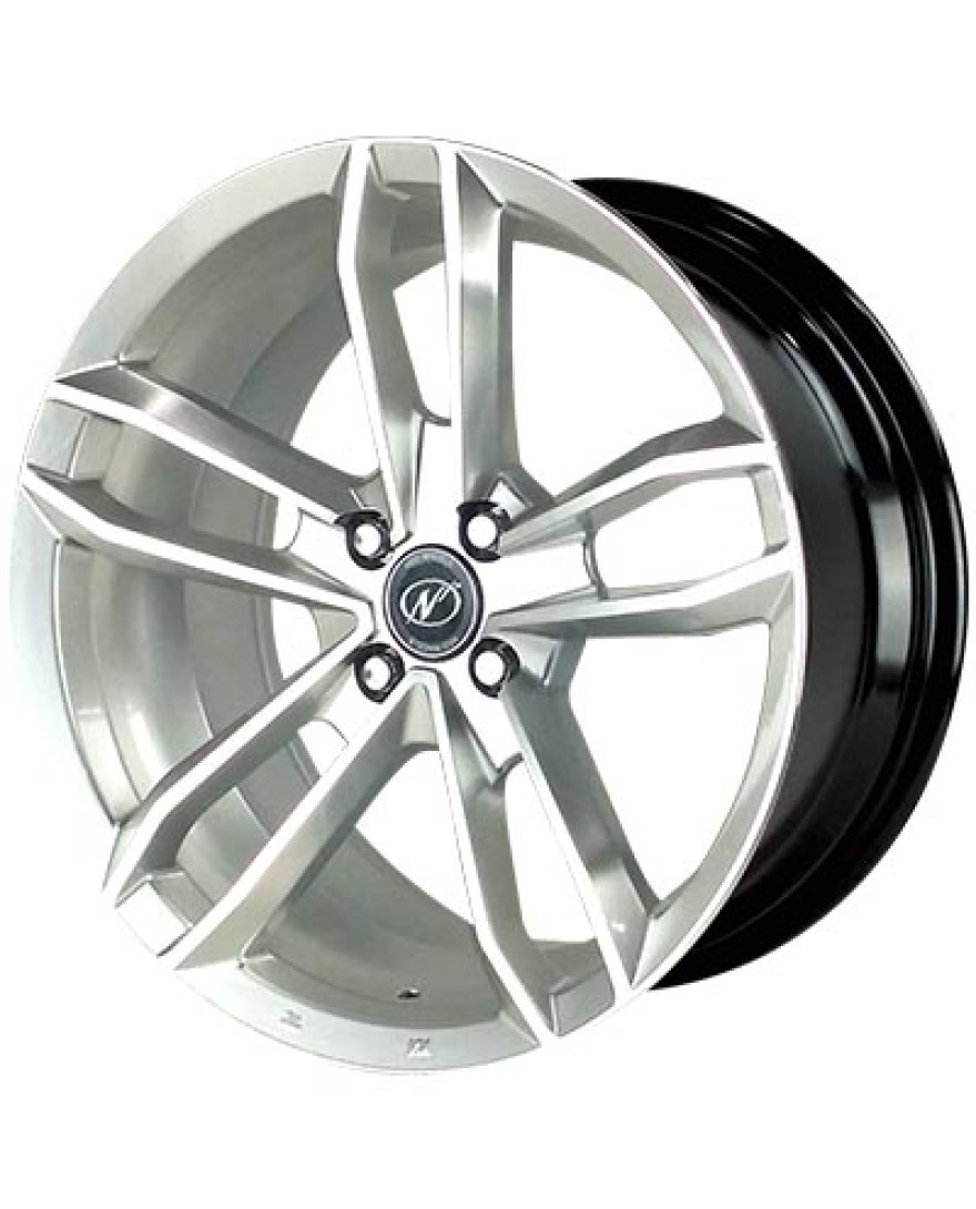 Mercury 17in HSM finish. The Size of alloy wheel is 17x8 inch and the PCD is 4x100(SET OF 4)