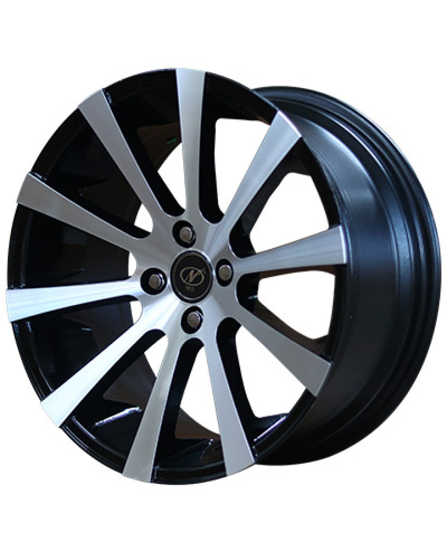 Slice 17in BM finish. The Size of alloy wheel is 17x8 inch and the PCD is 4x100(SET OF 4)