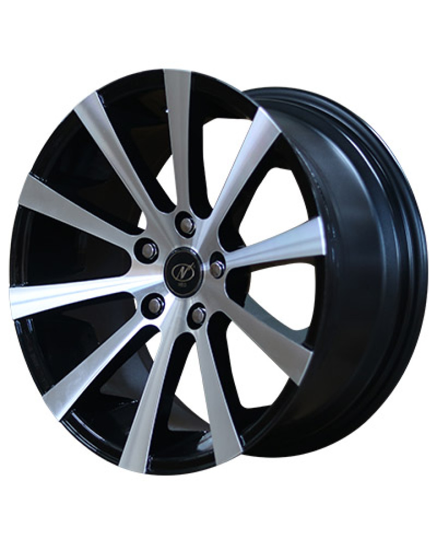 Slice 17in BM finish. The Size of alloy wheel is 17x8 inch and the PCD is 5x100(SET OF 4)