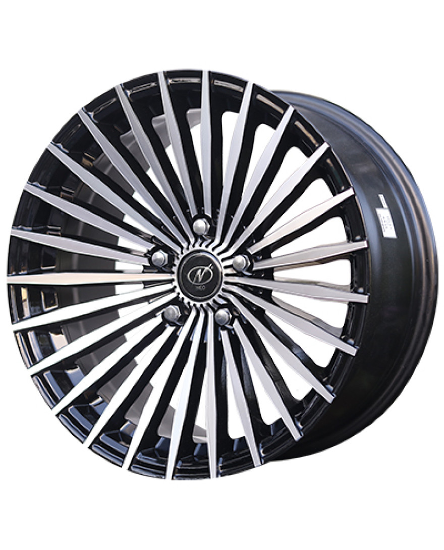 Surya 17in BM finish. The Size of alloy wheel is 17x8 inch and the PCD is 5x114.3(SET OF 4)