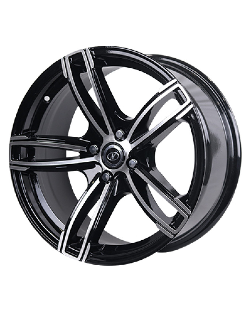 SHARK 17in BM Finish The Size of alloy wheel is 17X8 inch and the PCD is 4x100(SET OF 4)