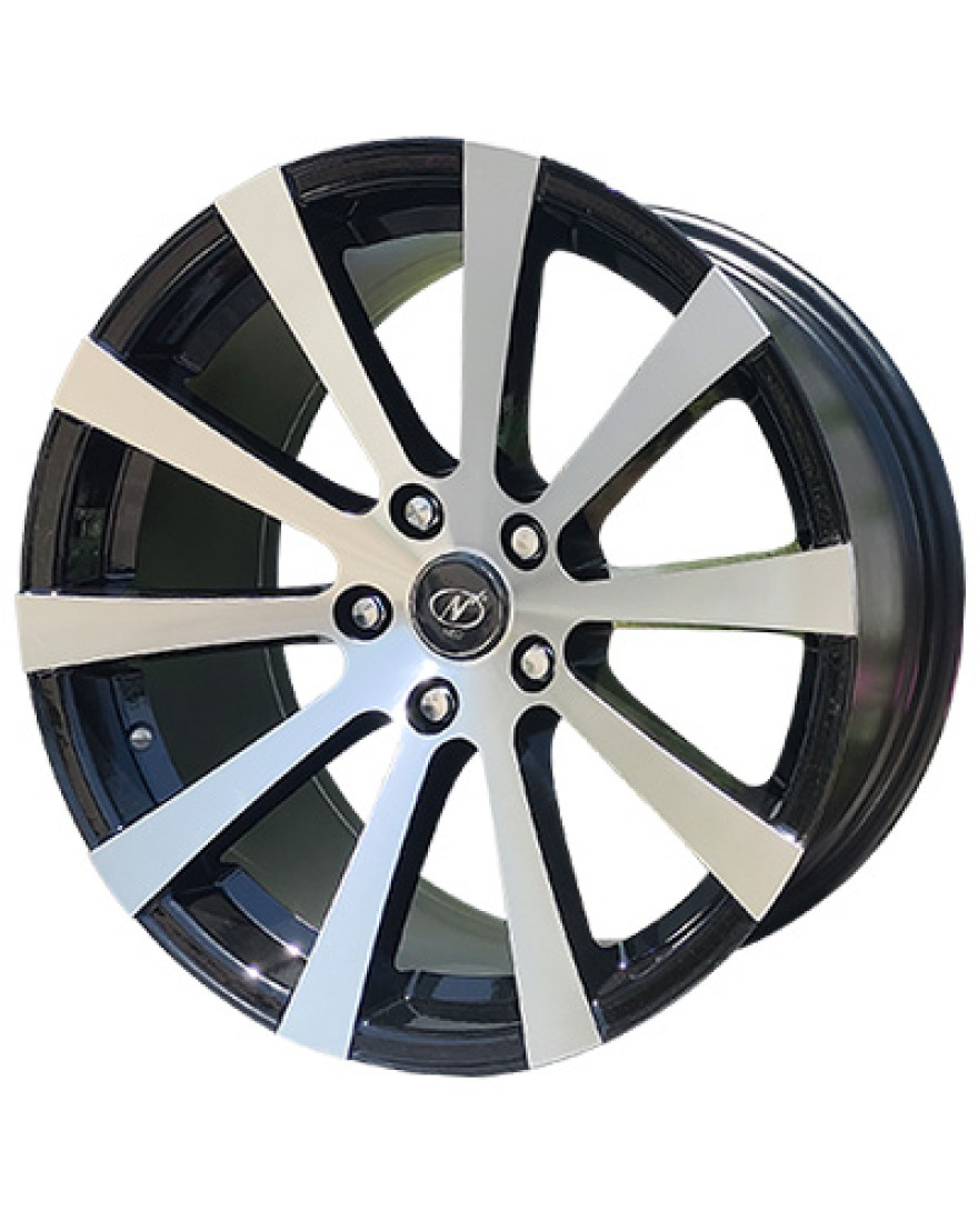 Slice 18in BM finish. The Size of alloy wheel is 18x8.5 inch and the PCD is 5x114(SET OF 4)