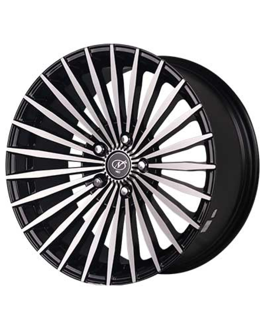 Surya 18in BM finish. The Size of alloy wheel is 18x8.5 inch and the PCD is 5x139(SET OF 4)