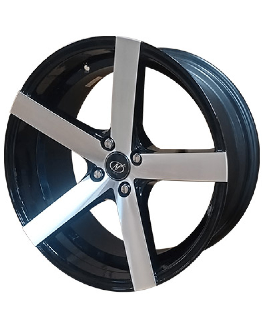 Techno 18X8.5 Inch BM finish PCD 4x100 | SET OF 4 | Size 18X8.5 inch