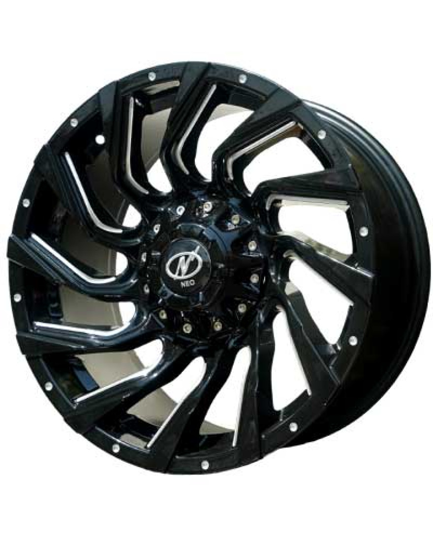 Thor 18 Inch Black Milled finish PCD 10X114.3X139.7 | SET OF 4 | Size 18X8.5 Inch