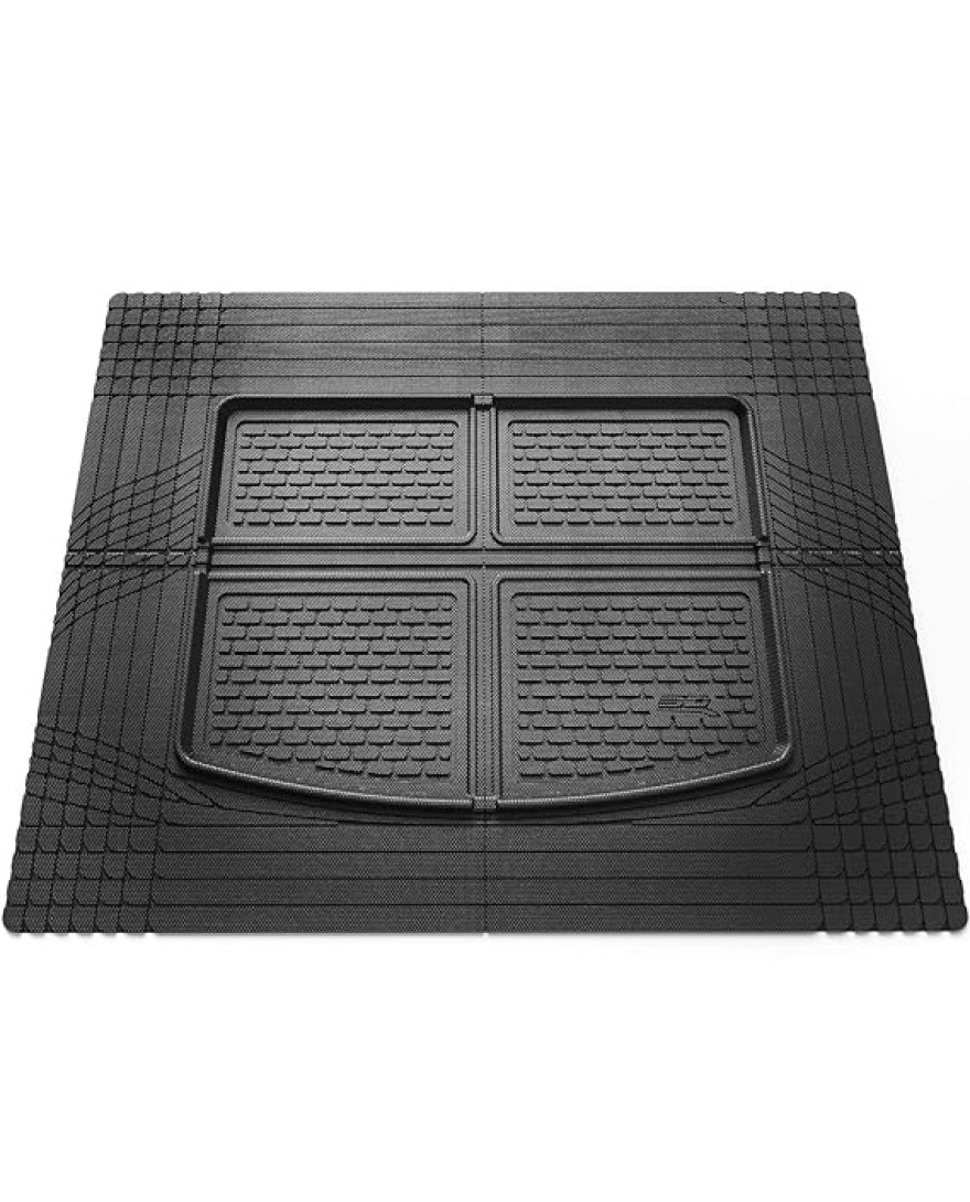 3D MAXpider 2199L-09 Universal Cross Fold Trim to Fit Cargo Liner | Kagu Rubber | Black