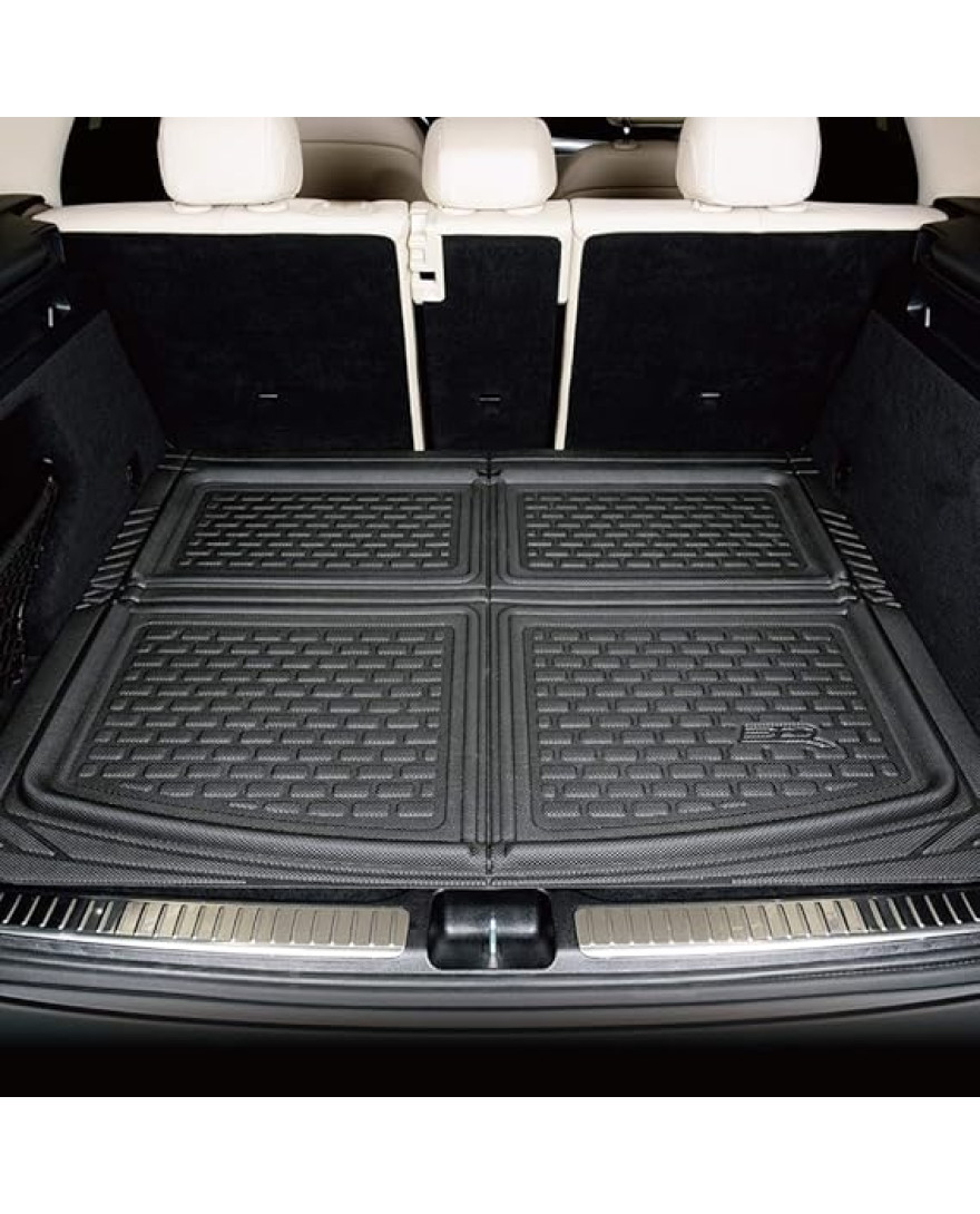 3D MAXpider 2199L-09 Universal Cross Fold Trim to Fit Cargo Liner | Kagu Rubber | Black