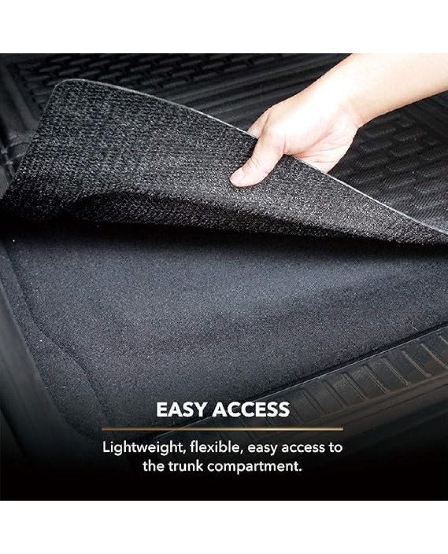 3D MAXpider 2199L-09 Universal Cross Fold Trim to Fit Cargo Liner | Kagu Rubber | Black