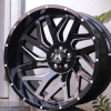 Massive 22in BLK+M finish. The Size of alloy wheel is 22x9 inch and the PCD is 5x114.3(SET OF 4)
