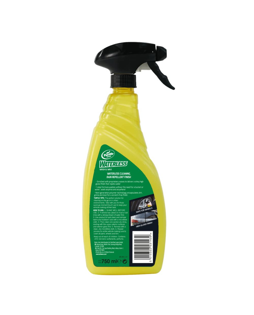 Turtle Wax Hybrid Waterless Wash And Wax 750ml