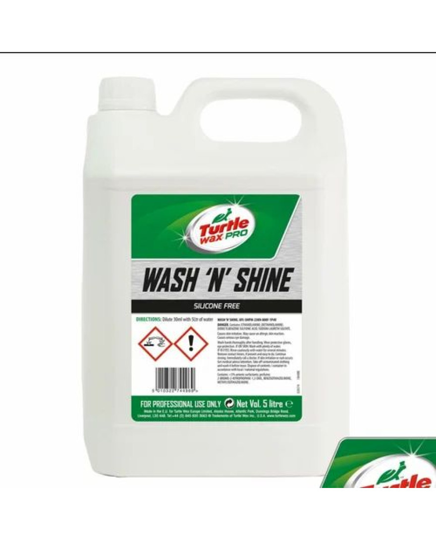 TURTLE WAX PRO WASH AND SHINE 5LTR