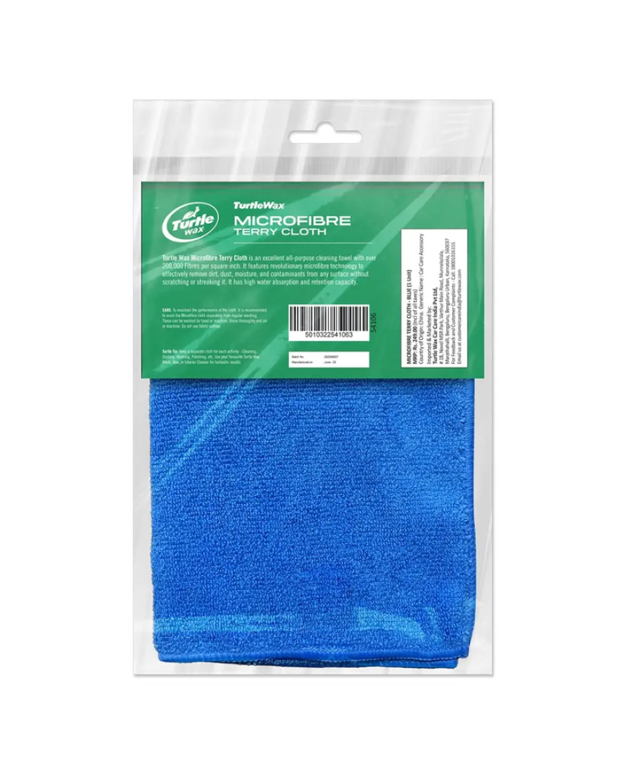 TURTLE WAX MICROFIBER TERRY CLOTH 400GSM | 40X40CM