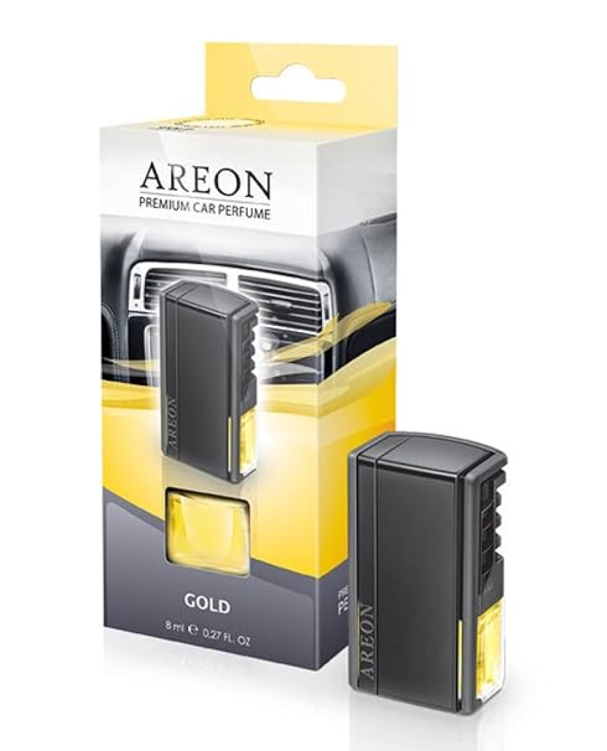 Areon CAR AC Vent Car Freshener Gold | 8ml | ACP01