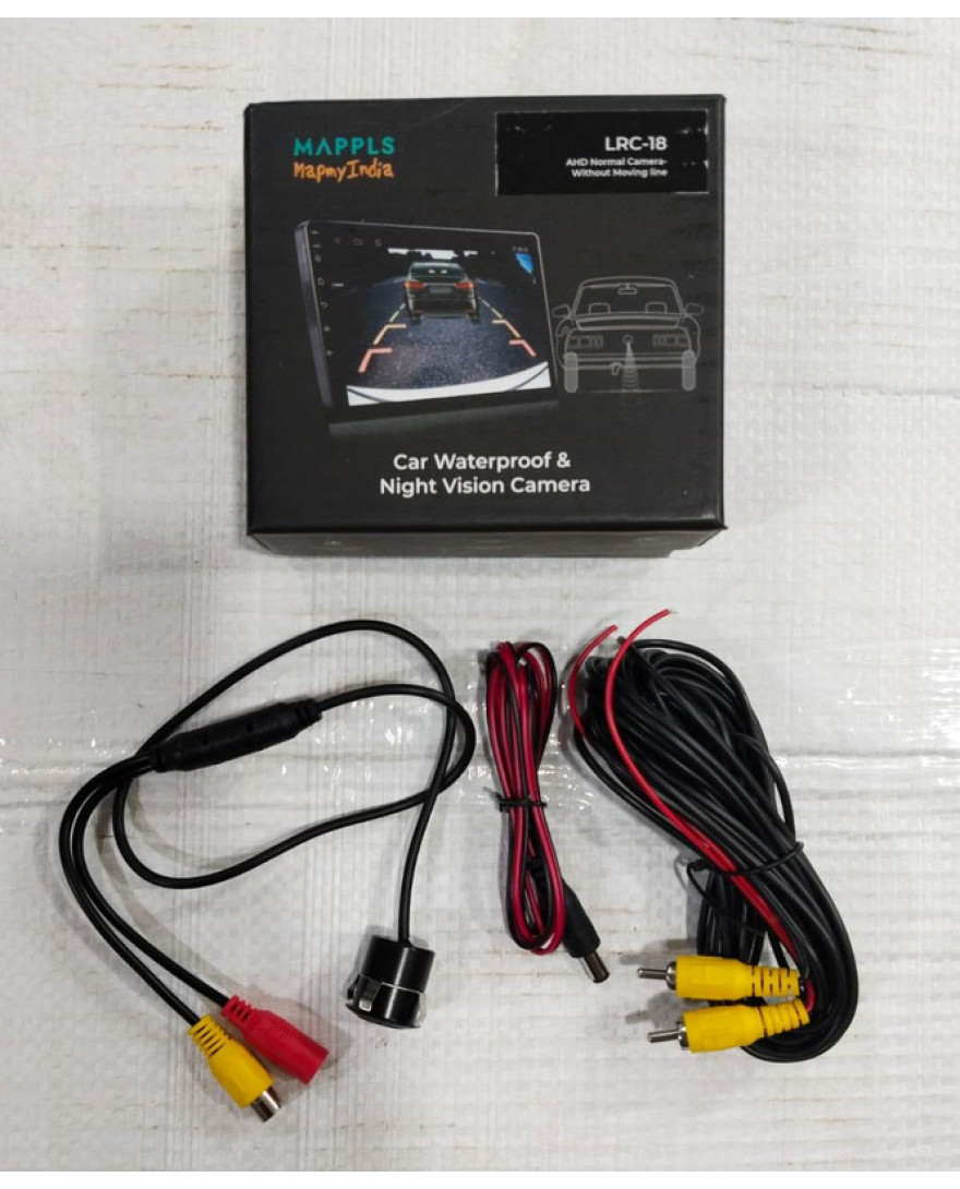 Mapples MapMyIndia AHD Normal Camera without Moving Line | Car Waterproof And Night Vision Camera | LRC-18