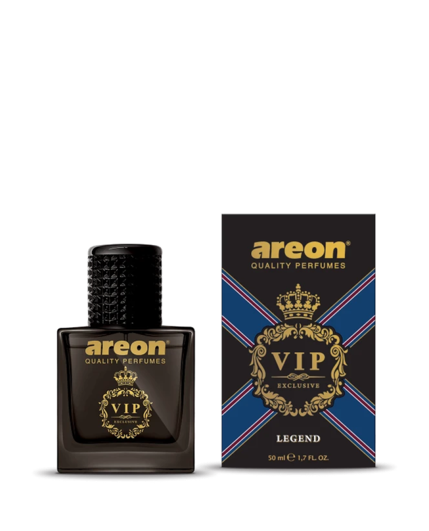 AREON CAR Air Freshner Perfume VIP 50ml Black Design | Fragrance Legend  | VIP03