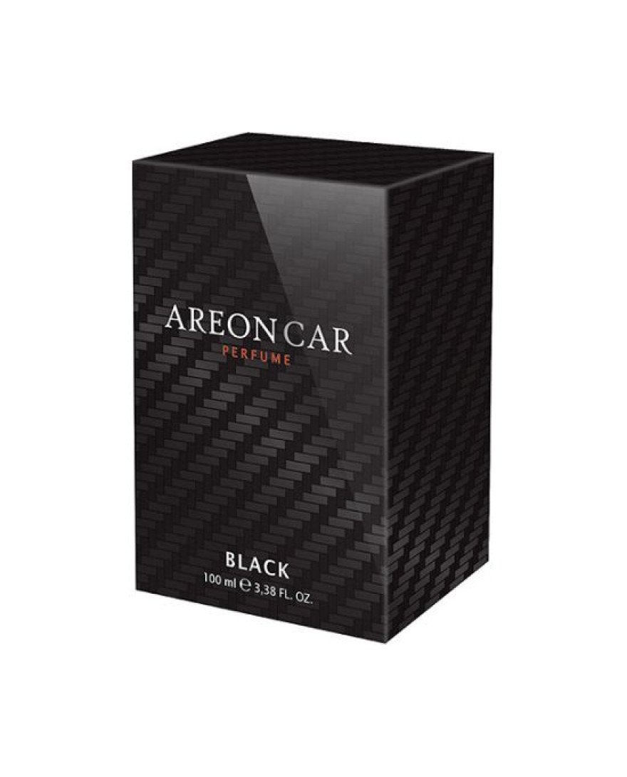 AREON Black Car Perfume with Spray | 100ml | PCP01