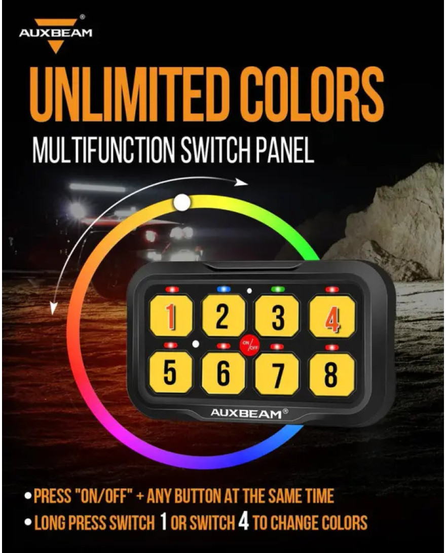 C120 12 Gang RGB Series Switch Panel