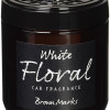 CARALL Brown Marks Gel White Floral Car Air Freshener | 160 gms