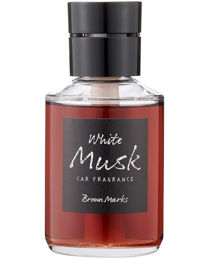 CARALL Brown Marks Liquid White Musk Car Air Freshener | 160ml