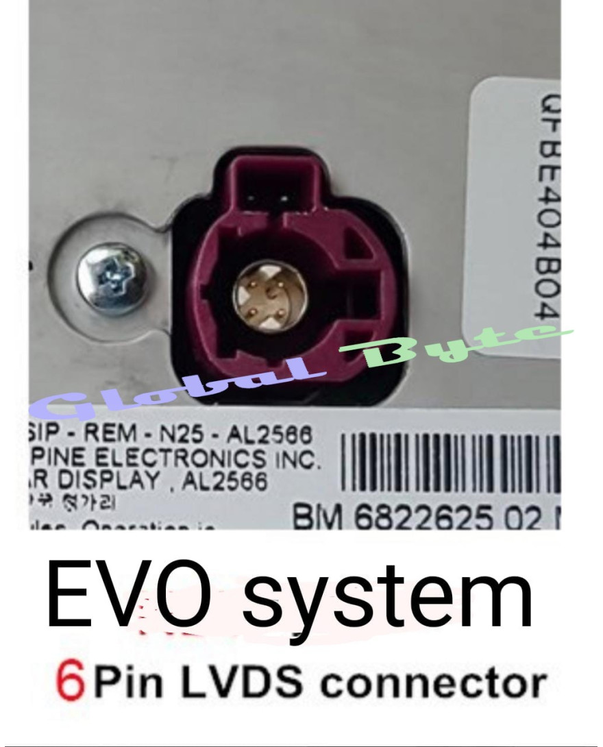 BMW X1 New Camera  Solution 6 Pin(EVO System 2018+)) Camera Add On Interface in OEM Radio