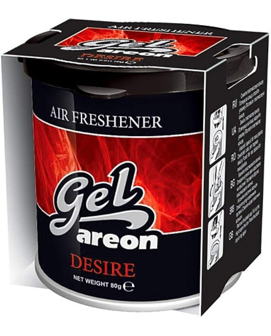 AREON Desire Gel Air Freshener for Car | 80g | GCK06