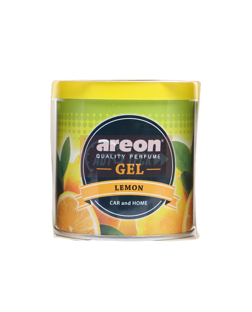 Areon Lemon Gel Air Freshener for Car | 80g | GCK04