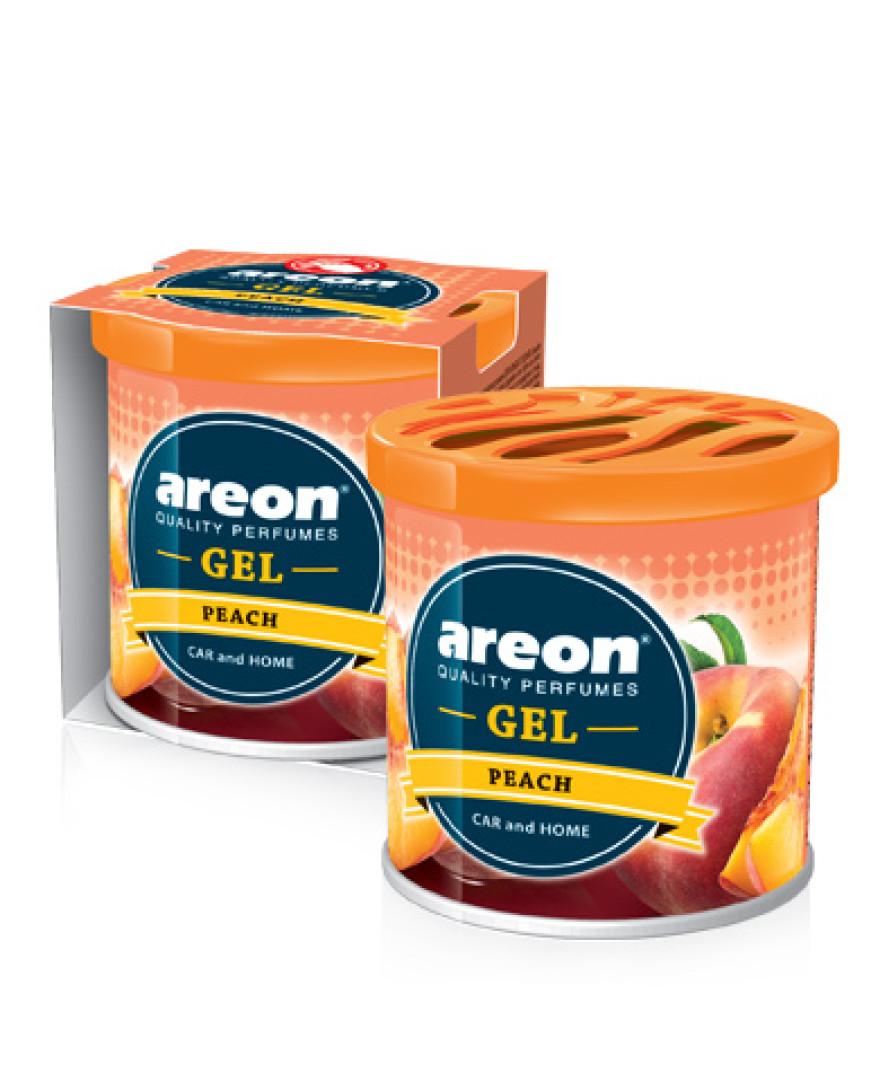 Areon Gel Can 80g Peach Car Air Freshener | GCK21