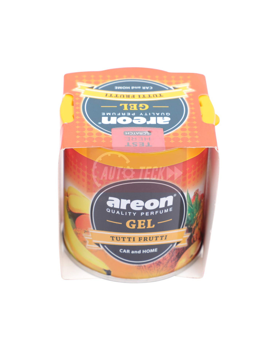 Areon Tutti Frutti Gel Air Freshener for Car | 80g | GCK08