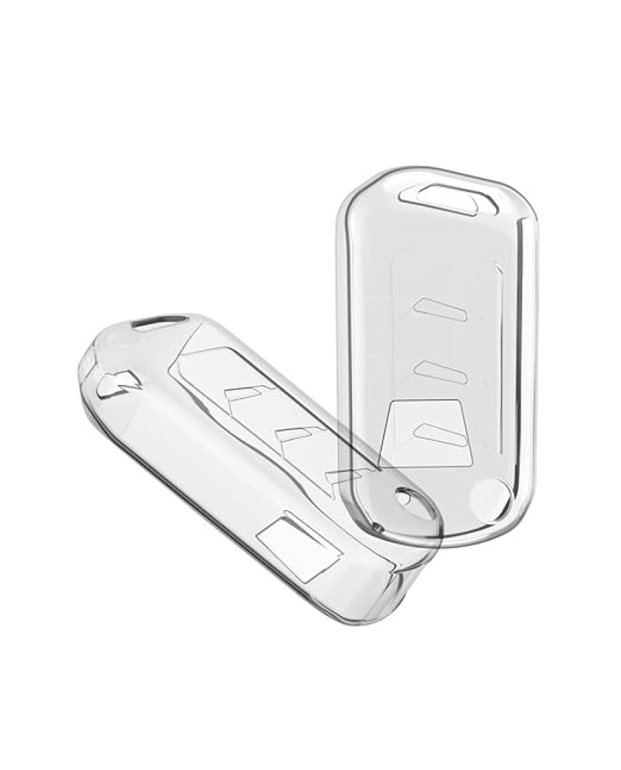 Keycare Clear Transparent TPU Key Cover CL TP 09 | Compatible with Bolero, Marazzo, Scorpio, Thar, XUV300, XUV700r