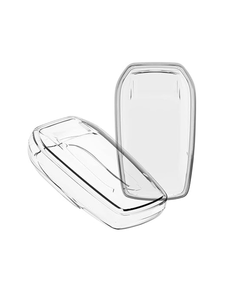 Keycare Clear Transparent TPU Key Cover CL TP 18 | Compatible with Fortuner, Innova