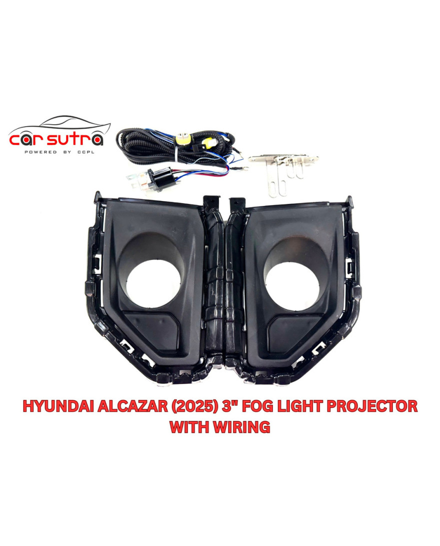 Carsutra CS 114 | Hyundai Alcazar 2025 Fog Lamp Bracket | ABS Plastic Bracket