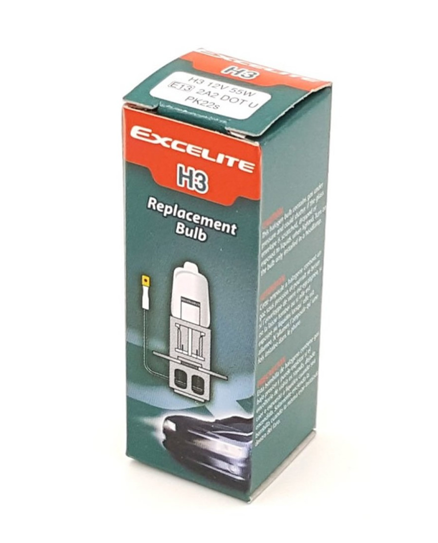 EXCELITE H3 12V 100W HALOGEN BULB PK22s