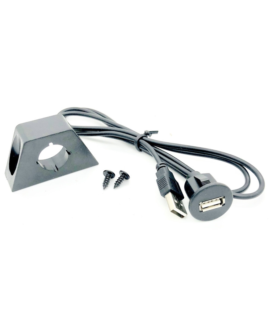 Global Byte Universal USB Extension for OE type Fitment | Round | EXT-01USB